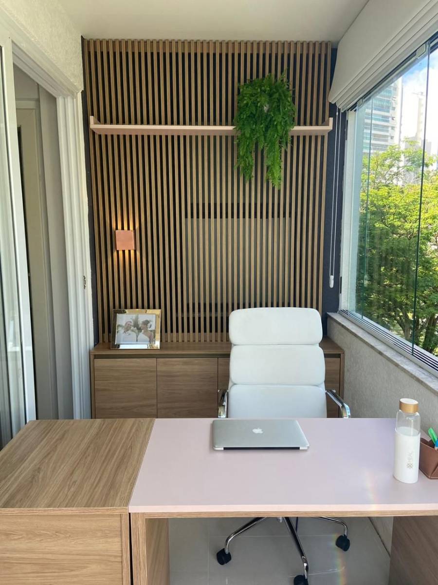 Home office ripado planejado depois